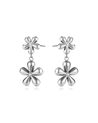Blossom Earrings in Silver