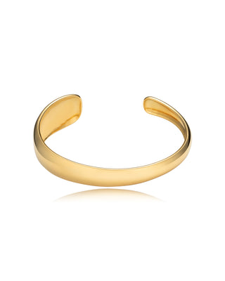 Cambered Cuff in Gold