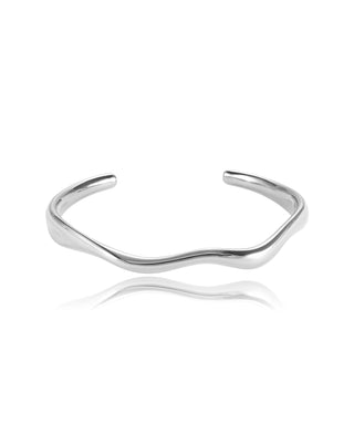 Isla Cuff in Silver
