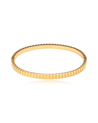 Ridge Bangle in Gold