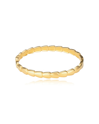 Serpent Bangle in Gold