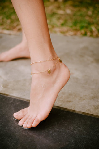 Bloom Anklet in Gold